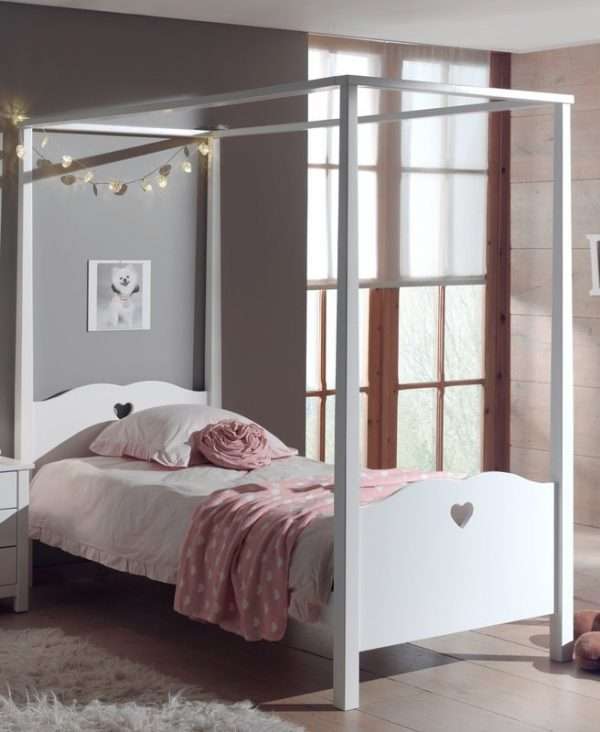 European Single Canopy Bed