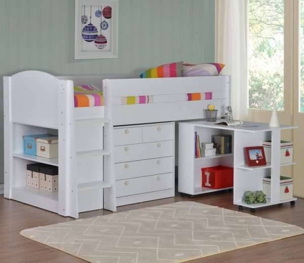 Frankie Cabin Bed with Storage and Desk