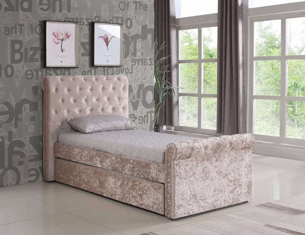 Vaughan Single Upholstered Trundle Bed