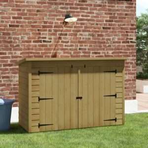 7x3 Wooden Bike Shed
