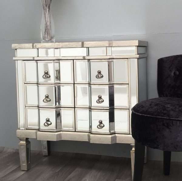 Ashbourne Mirrored Chest of Drawers