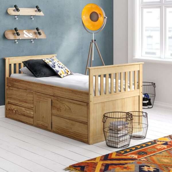 Captain Bed with Drawers