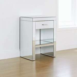 Hector Mirrored Bedside Table
