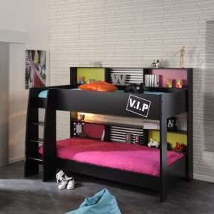 Jeanine Bunk Bed with Shelf