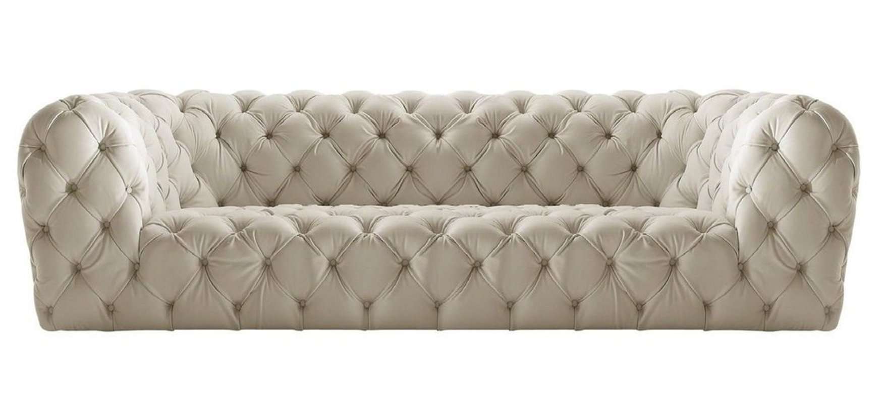 modway chesterfield genuine leather sofa