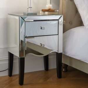 Martin Mirrored Bedside Table