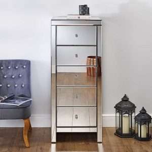 Norman Narrow Mirrored Chest