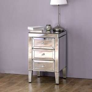 Valencia Mirrored Bedside Table