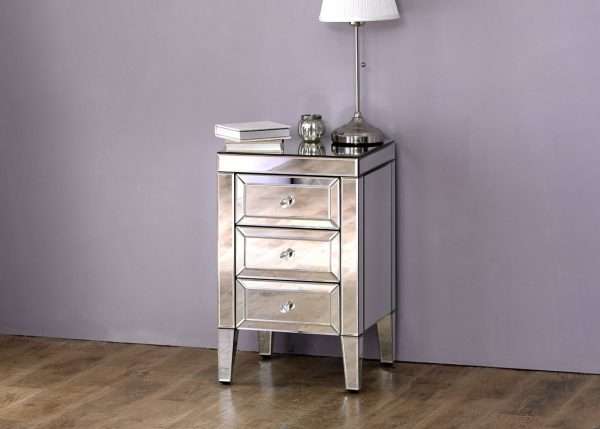 Valencia Mirrored Bedside Table